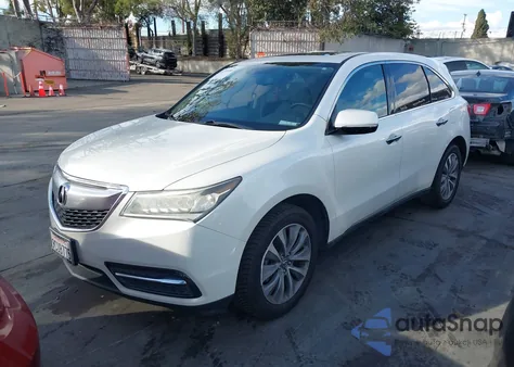 2015 Acura Mdx Technology Package from USA, damaged, VIN 5FRYD4H46FB028559